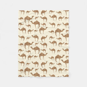 Camel Animal Pattern Fleecedecke