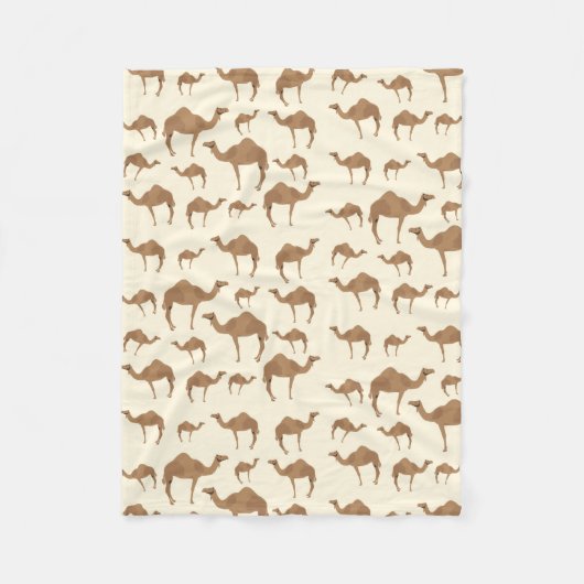 Camel Animal Pattern Fleecedecke (Vorderseite)