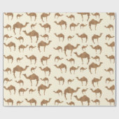 Camel Animal Pattern Geschenkpapier (Flach)