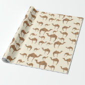 Camel Animal Pattern Geschenkpapier (Ungerollt)