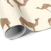 Camel Animal Pattern Geschenkpapier (Rolleneckpunkt)