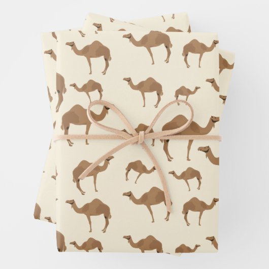 Camel Animal Pattern Geschenkpapier Set (Beispiel)