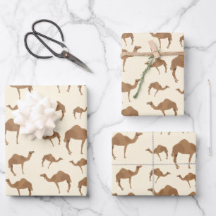 Camel Animal Pattern Geschenkpapier Set