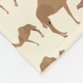 Camel Animal Pattern Individuelle Name Fleecedecke (Ecke)