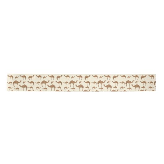 Camel Animal Pattern Satinband (Vorderseite)