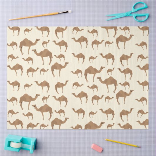 Camel Animal Pattern Seidenpapier (Basteln)