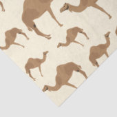 Camel Animal Pattern Seidenpapier (Ausschnitt)