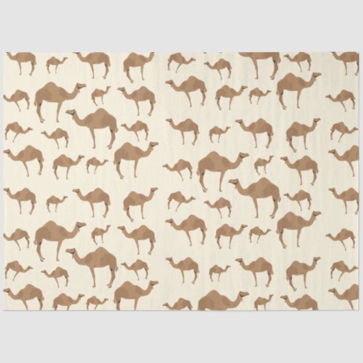 Camel Animal Pattern Seidenpapier (Vorderseite)
