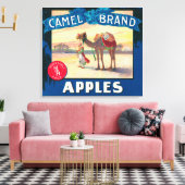 Camel Apple Label - Staat in Washington Leinwanddruck (Insitu (Wohnzimmer))