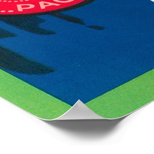 Camel Apple Label - Staat in Washington Poster (Ecke)