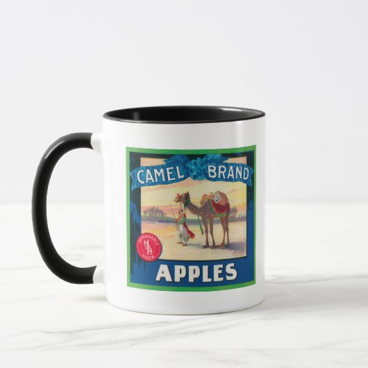 Camel Apple Label - Washington Staat Tasse (Links)