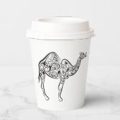 Camel - arabian culture  pappbecher (Rückseite)