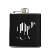 Camel Bar Code Muster Flachmann (Vorderseite)