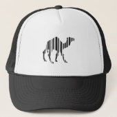 Camel Bar Code Muster Truckerkappe (Vorderseite)