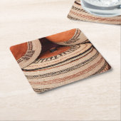 Camel Basket von Sultanat Oman Rechteckiger Pappuntersetzer (angewinkelt)