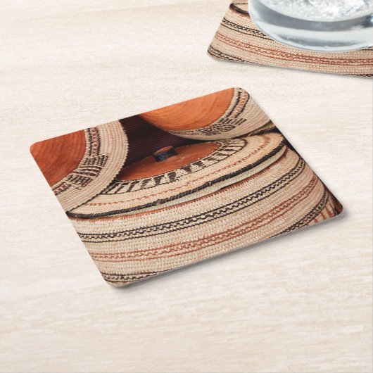 Camel Basket von Sultanat Oman Rechteckiger Pappuntersetzer (angewinkelt)