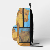 Camel Bedruckter Rucksack (Rechts)