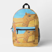 Camel Bedruckter Rucksack (Vorderseite)