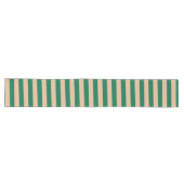 Camel Beige & Classic Green Stripe Großer Tischläufer (Horizontal)