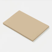 Camel Beige Post-it Klebezettel (angewinkelt)