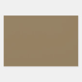 Camel Brown Arabesque Design Geschenkpapier Set (Vorderseite 3)