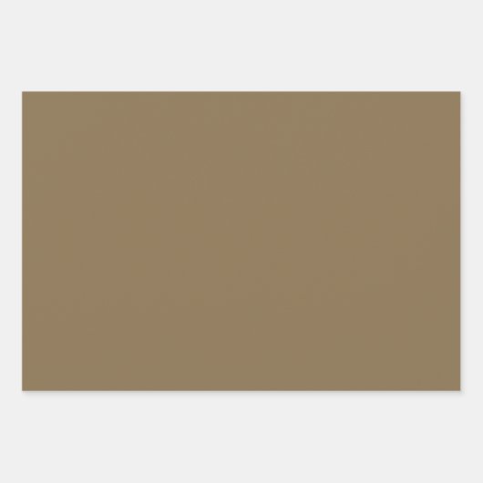 Camel Brown Arabesque Design Geschenkpapier Set (Vorderseite 3)