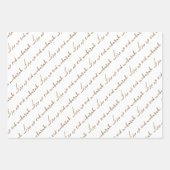 Camel Brown Eid Mubarak Bilingual Geschenkpapier Set (Vorderseite)