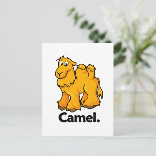 Camel Camel. Postkarte (Stehend Vorderseite)