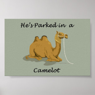 Camel Camelot Spaß Poster