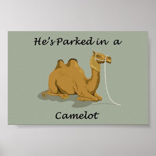 Camel Camelot Spaß Poster (Vorne)
