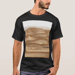 Camel Caravan, Sahara Sonnenuntergang, Marokko T-Shirt