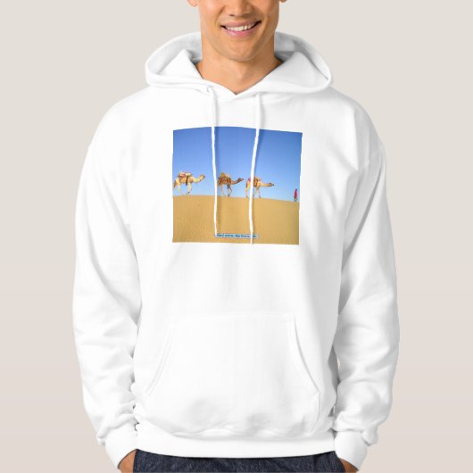 Camel Caravan, Thar Desert, Indien Hoodie (Vorderseite)