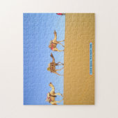Camel Caravan, Thar Desert, Indien Puzzle (Vertikal)