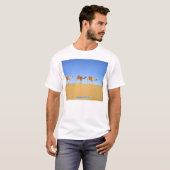 Camel Caravan, Thar Desert, Indien T-Shirt (Vorne ganz)