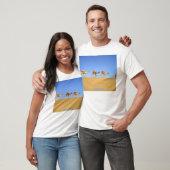 Camel Caravan, Thar Desert, Indien T-Shirt (Unisex)