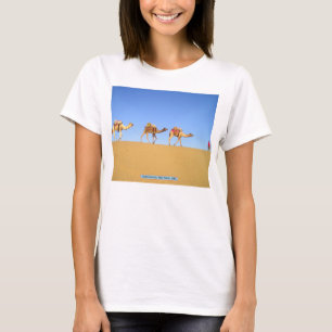 Camel Caravan, Thar Desert, Indien T-Shirt
