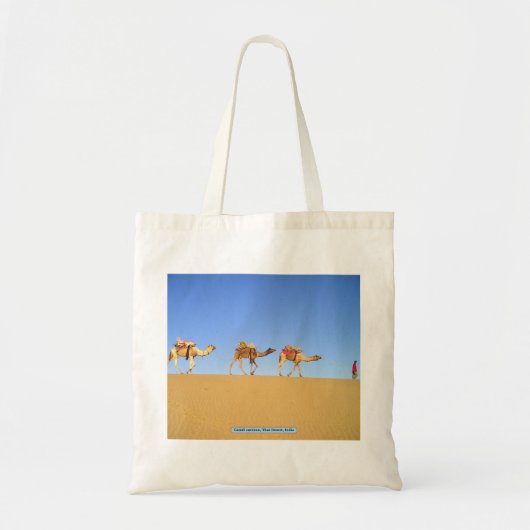 Camel Caravan, Thar Desert, Indien Tragetasche (Vorne)