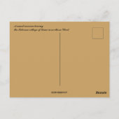 Camel Caravan Verlasst das Dorf Demi im Tschad Postkarte (Rückseite)