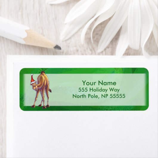 Camel Christmas auf Green (Insitu)