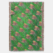 Camel Christmas auf Green Decke (Vorderseite Vertikal)