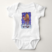 Camel Christmas Baby Strampler (Vorderseite)
