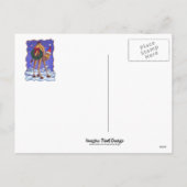 Camel Christmas Feiertagspostkarte (Rückseite)