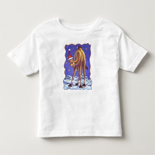 Camel Christmas Kleinkind T-shirt (Vorderseite)