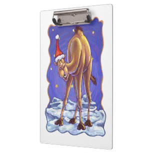 Camel Christmas Klemmbrett