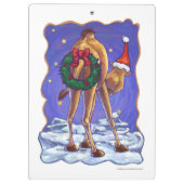 Camel Christmas Klemmbrett (Rückseite)