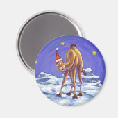 Camel Christmas Magnet (Vorderseite/Rückseite)