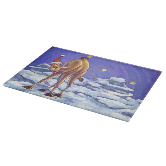 Camel Christmas Schneidebrett (Ecke)