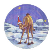 Camel Christmas Schneidebrett (Vorderseite)