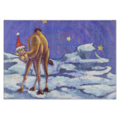 Camel Christmas Schneidebrett (Vorderseite)