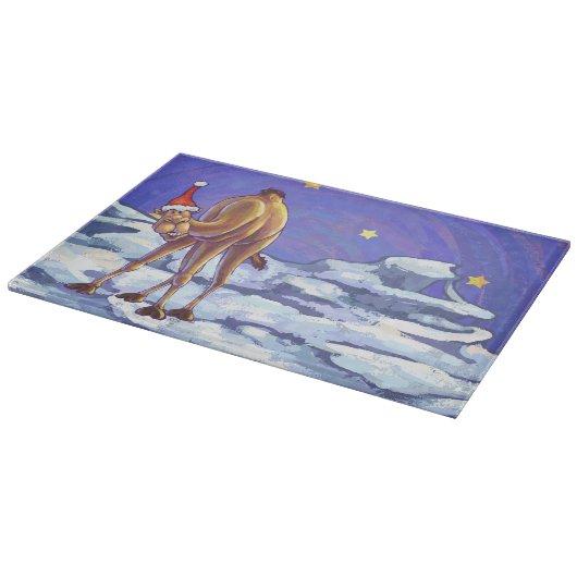 Camel Christmas Schneidebrett (Ecke)